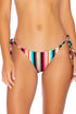 Luli Fama Goldmine Wavey Ruched Back Tie Side Bottom